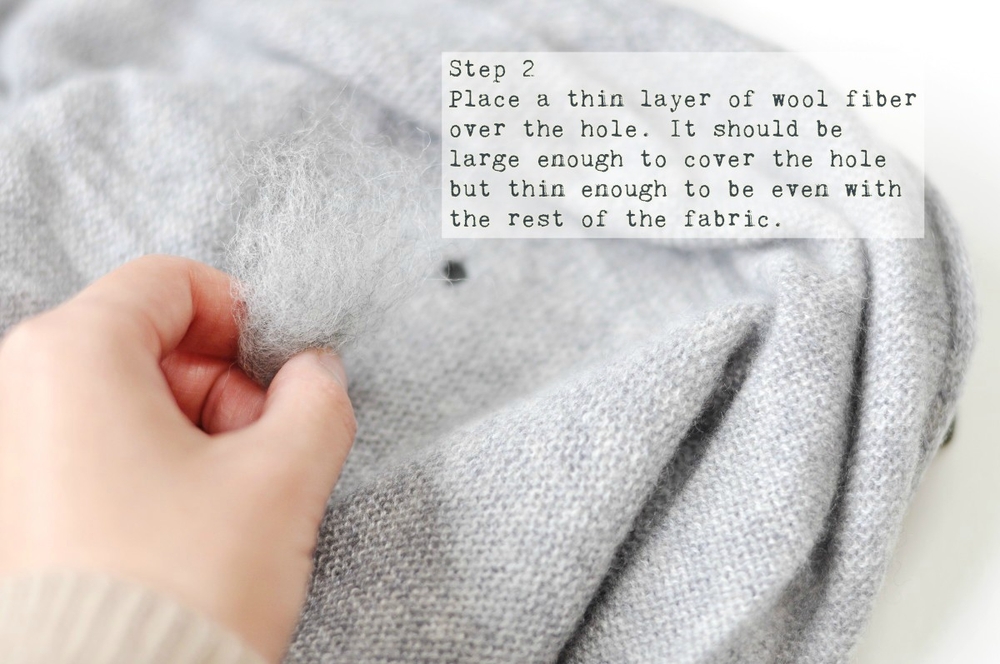 How to mend holes on sweaters the easy way