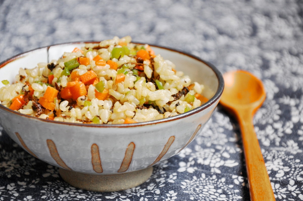 Fried Brown Rice with Meicai