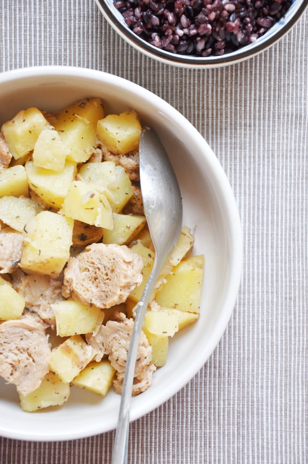 Potato and Soy Protein Stew