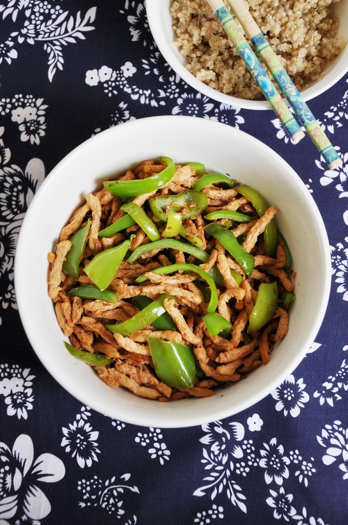 shredded-soy-protein-with-green-peppers-2