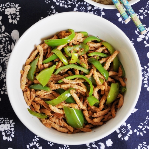 shredded-soy-protein-with-green-peppers-2