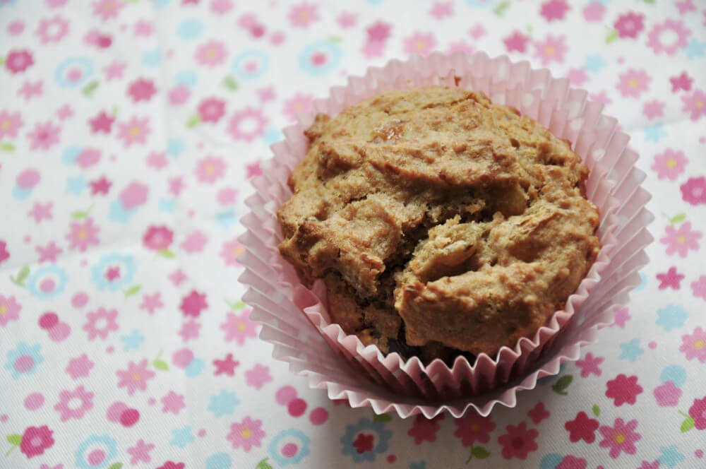 Rye Muffin with Longans and Raisins