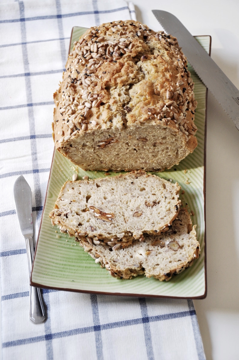 Yogurt Bread with Nuts and Seeds