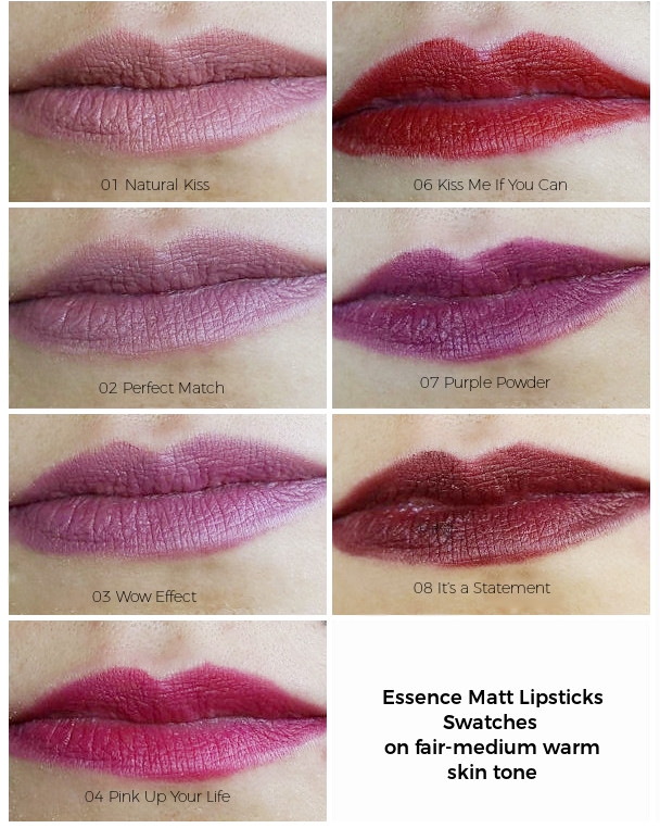 Essence Matt Lipstick Lipgloss And