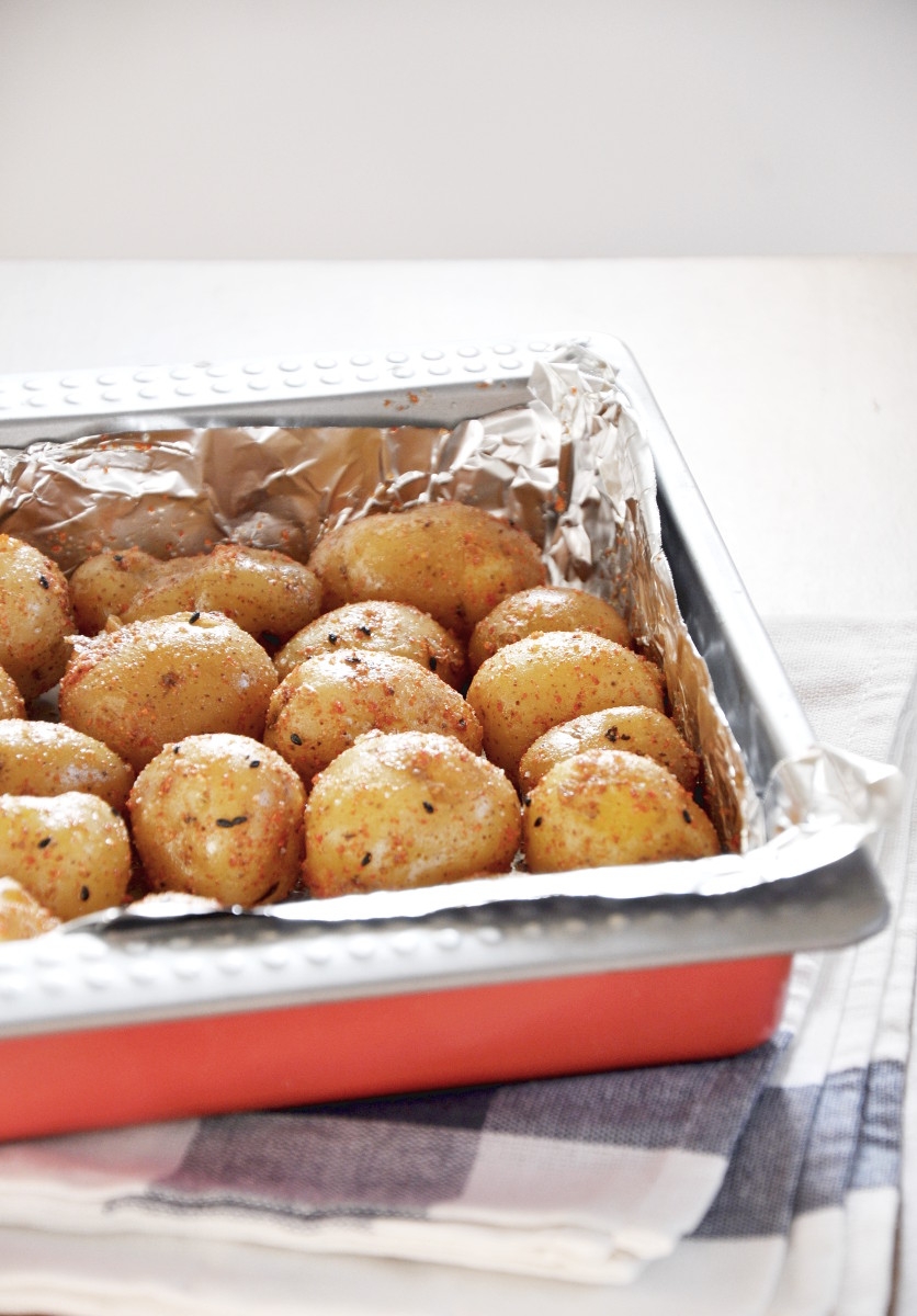 Roasted New Potatoes with Shichimi Seasoning