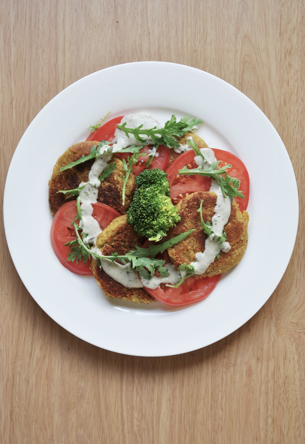 Falafel with Tahini Mint Sauce