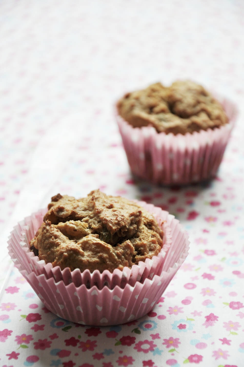 Rye Muffin with Longans and Raisins