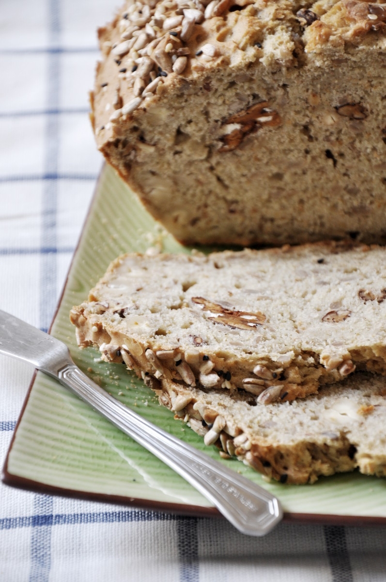 Yogurt Bread with Nuts and Seeds